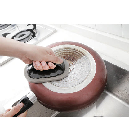 MagicScrub Pro: The Ultimate Kitchen and Bathroom Cleaning Sponge with Handle