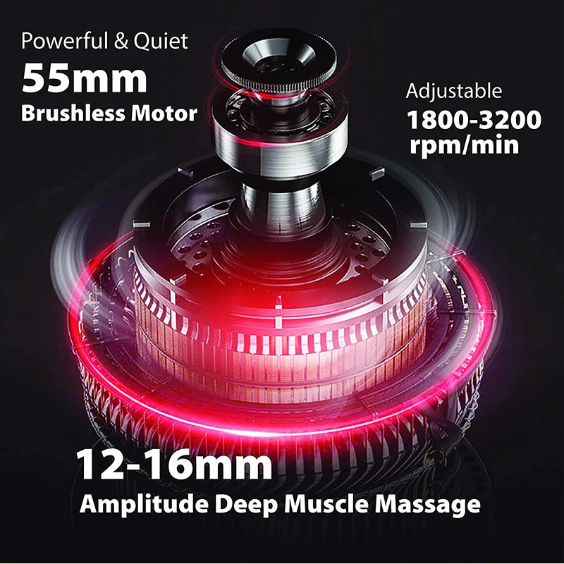 MuscleMaster Pro: The Ultimate Deep Tissue Massage Gun for Muscle Pain Relief and Body Shaping