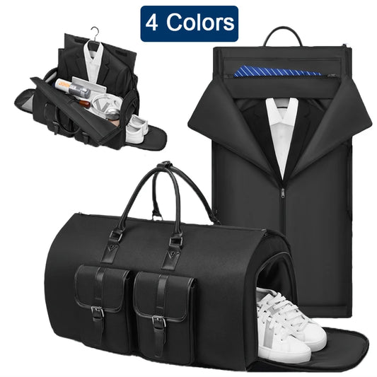 SwissElite Voyager: The Ultimate Waterproof Business & Gym Multifunctional Travel Suit Bag