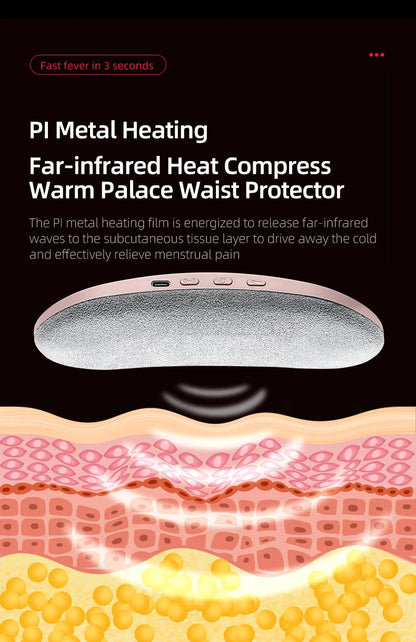 ComfortWrap: Portable Menstrual Heating Pad & Waist Belt