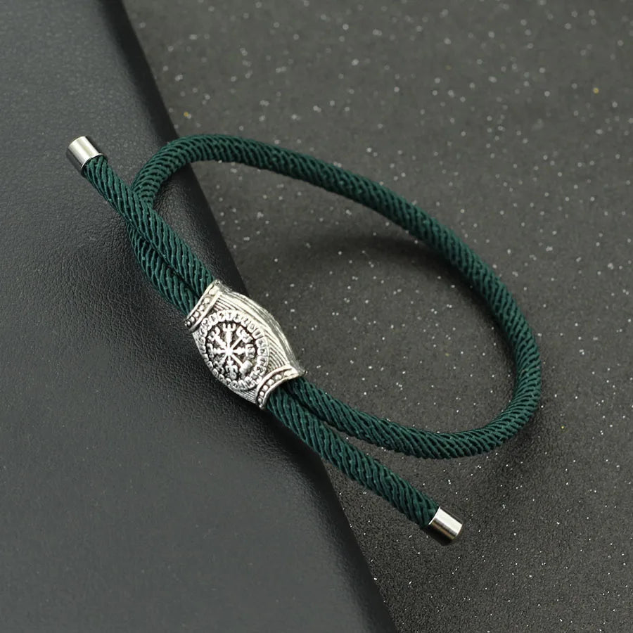 Viking Spirit 2024: Handmade Adjustable Rope Bracelet - Vintage-Inspired Men's Accessory