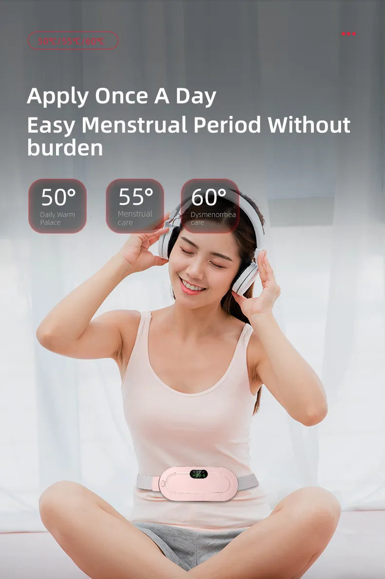 ComfortWrap: Portable Menstrual Heating Pad & Waist Belt