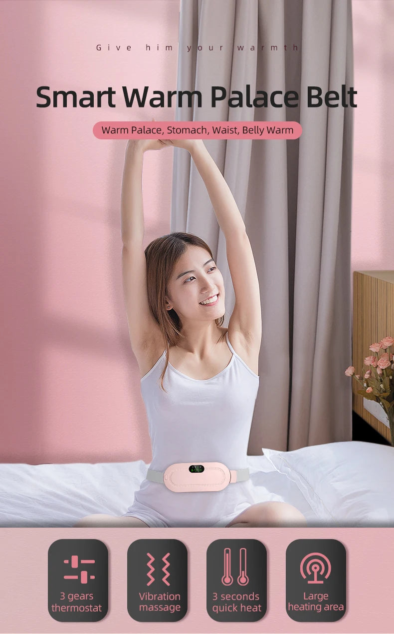 ComfortWrap: Portable Menstrual Heating Pad & Waist Belt