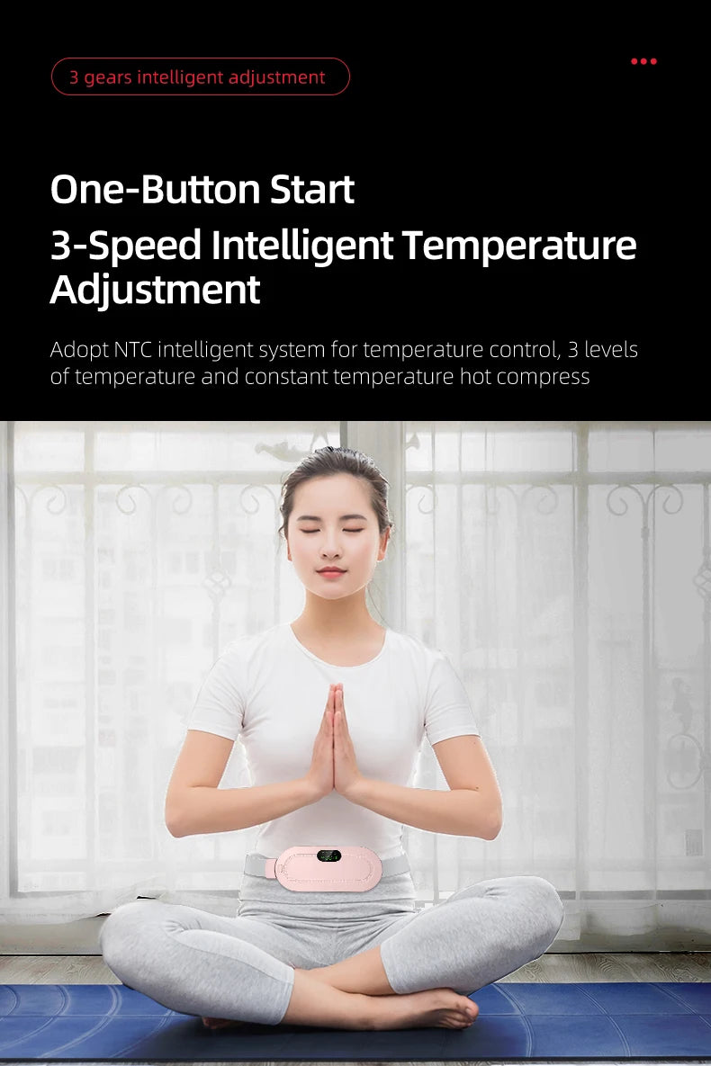 ComfortWrap: Portable Menstrual Heating Pad & Waist Belt